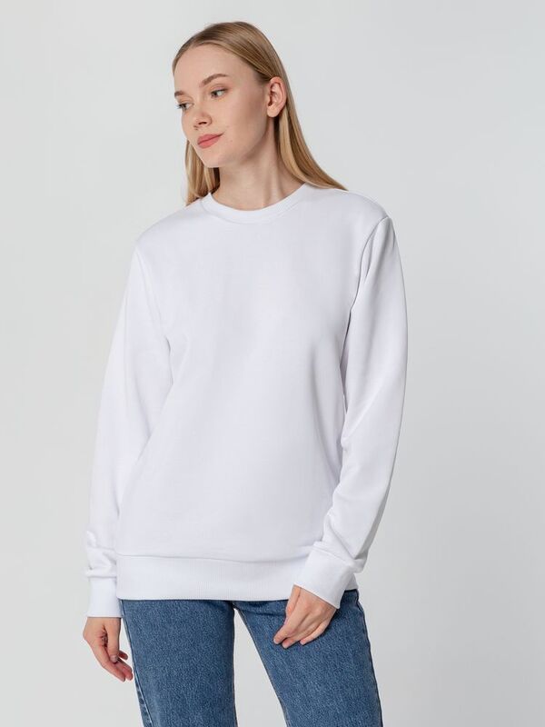 Свитшот унисекс Sublimatism, белый арт.15641.60