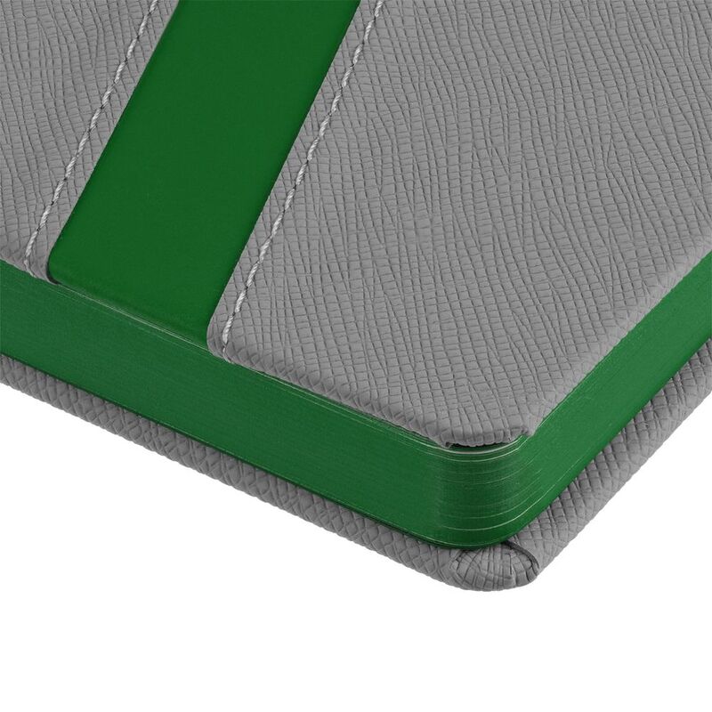 Ежедневник Rubikon на заказ, недатированный серо-зеленый арт.16208.19