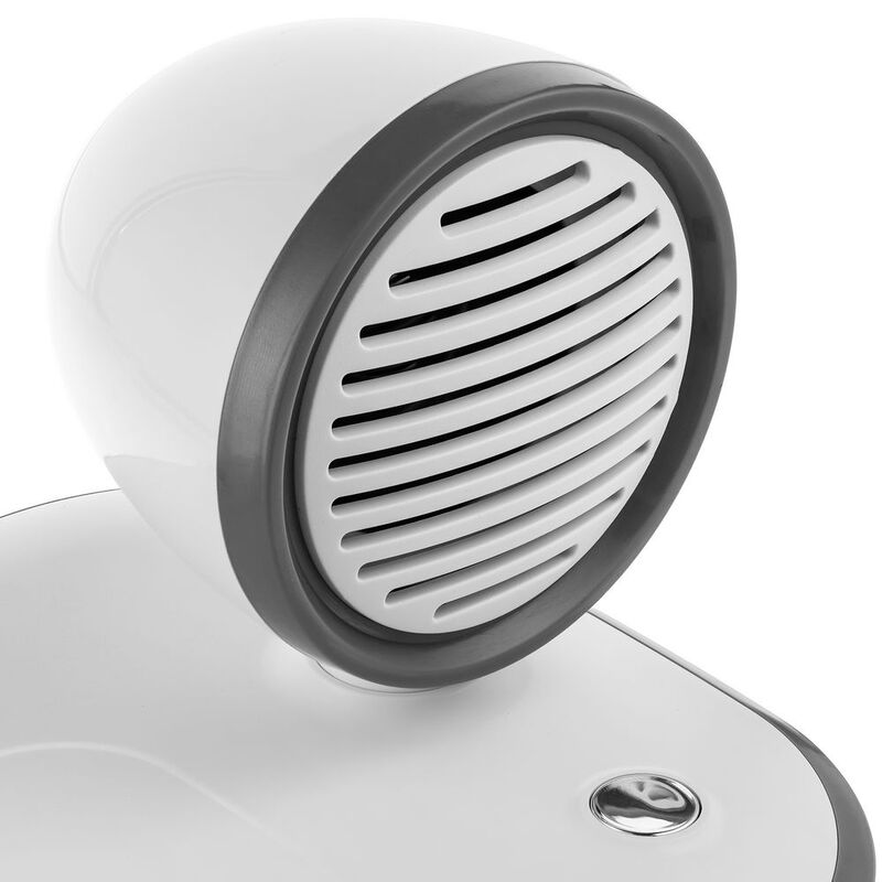 Лампа с колонкой и беспроводной зарядкой Flashback, белая арт.16239.60