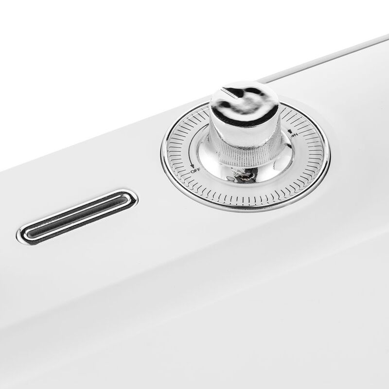 Лампа с колонкой и беспроводной зарядкой Flashback, белая арт.16239.60