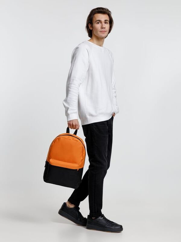 Рюкзак Base Up, черный с оранжевым арт.15693.20