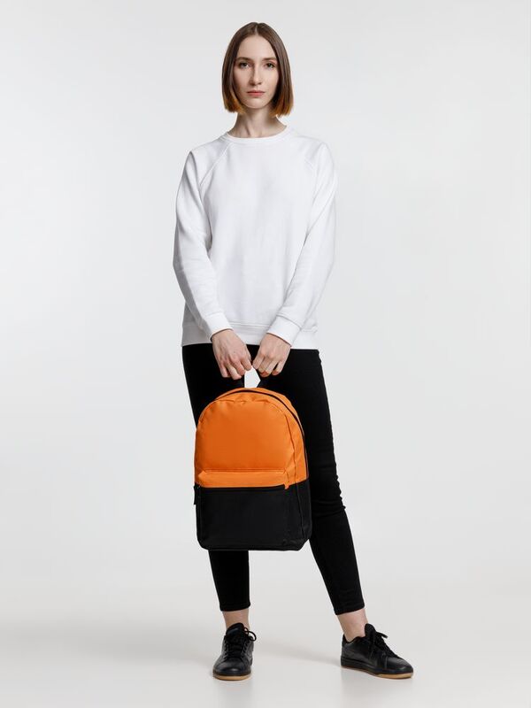 Рюкзак Base Up, черный с оранжевым арт.15693.20