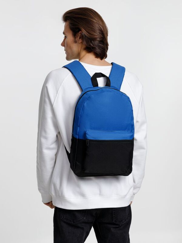 Рюкзак Base Up, черный с синим арт.15693.40