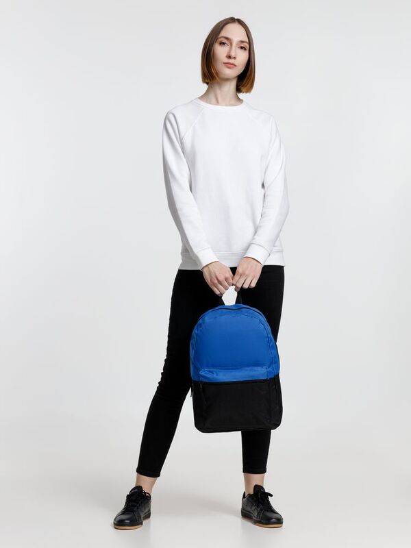 Рюкзак Base Up, черный с синим арт.15693.40