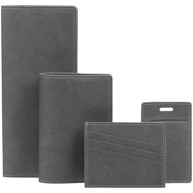 Обложка для паспорта Petrus, серая арт.15526.10