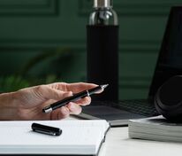 Роллер Scribo со стилусом, матовый серый арт.20571.12