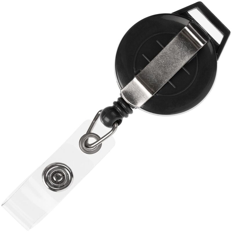 Ретрактор Attach New с ушком под ленту, черный арт.16241.30