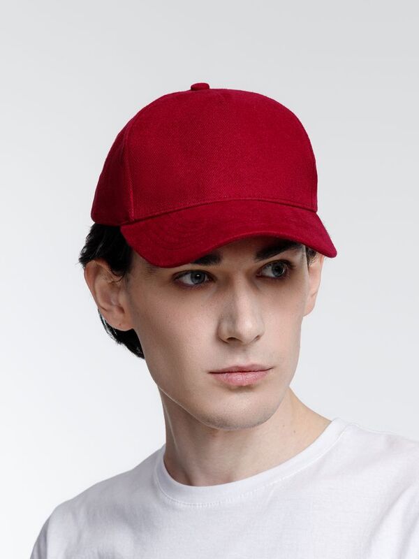 Бейсболка Standard, бордовая арт.15847.55