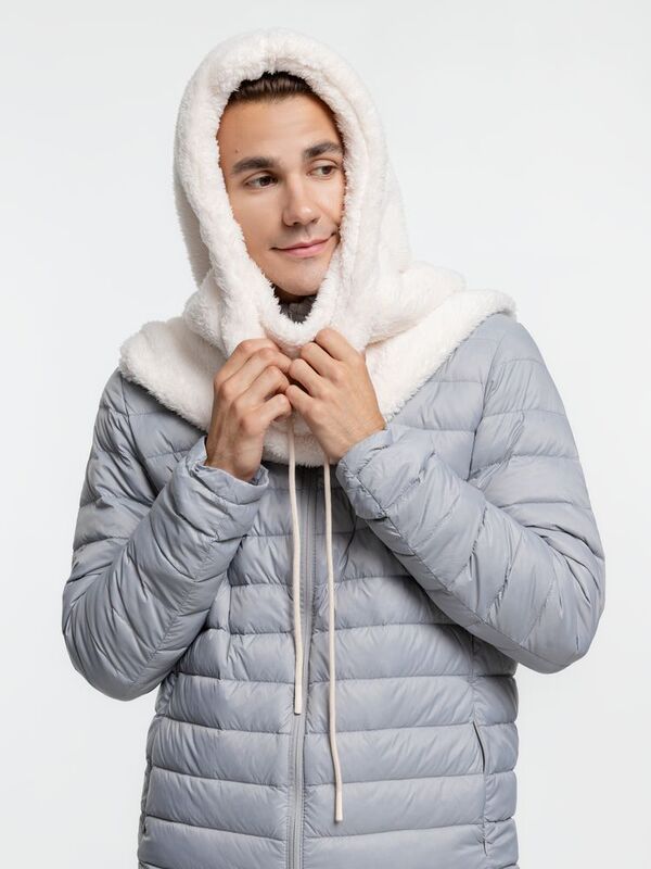 Балаклава-капюшон Flocky, молочно-белая арт.15949.60