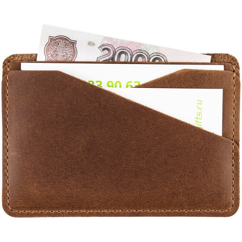 Чехол для карточек inStream, коричневый арт.15551.59