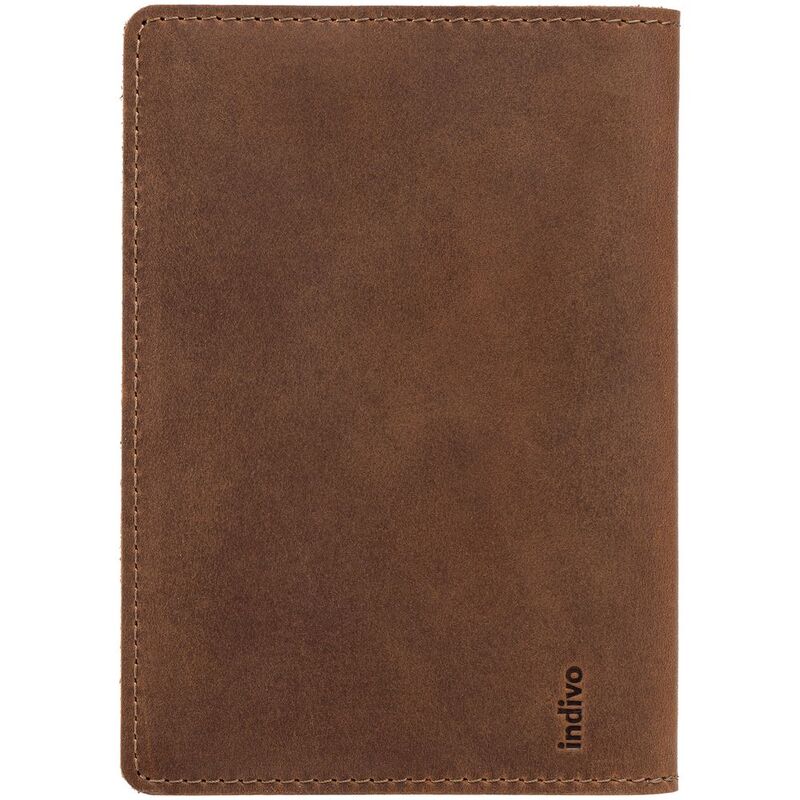 Обложка для паспорта inStream, коричневая арт.15554.59