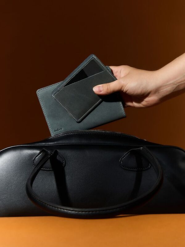 Обложка для паспорта inStream, серая арт.15554.11