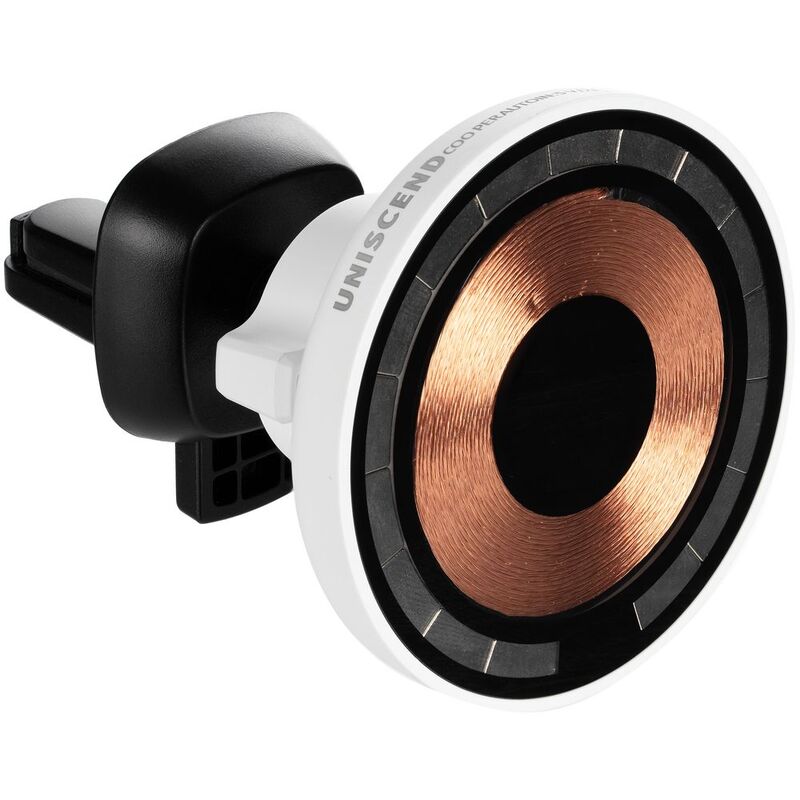 Держатель для смартфона Cooper Auto Wireless с беспроводной зарядкой, белый арт.17703.60