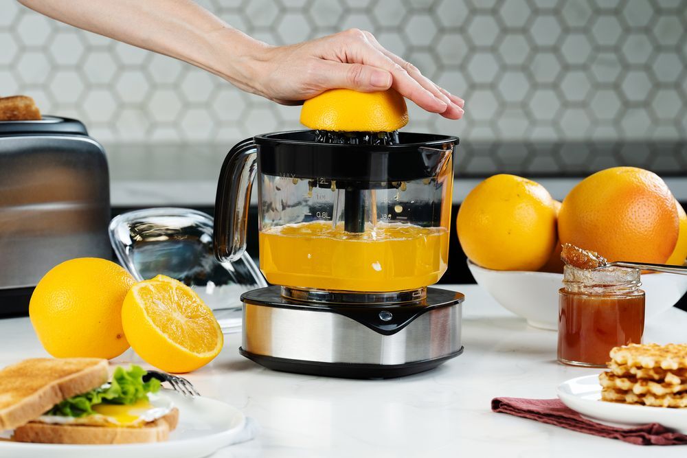 Электрическая соковыжималка для цитрусовых Source Force, серебристо-черная арт.17329.13