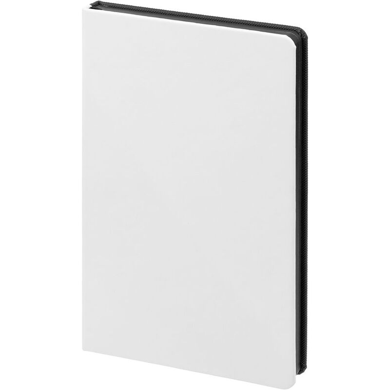 Ежедневник Duplex, недатированный, белый с черным арт.15059.36