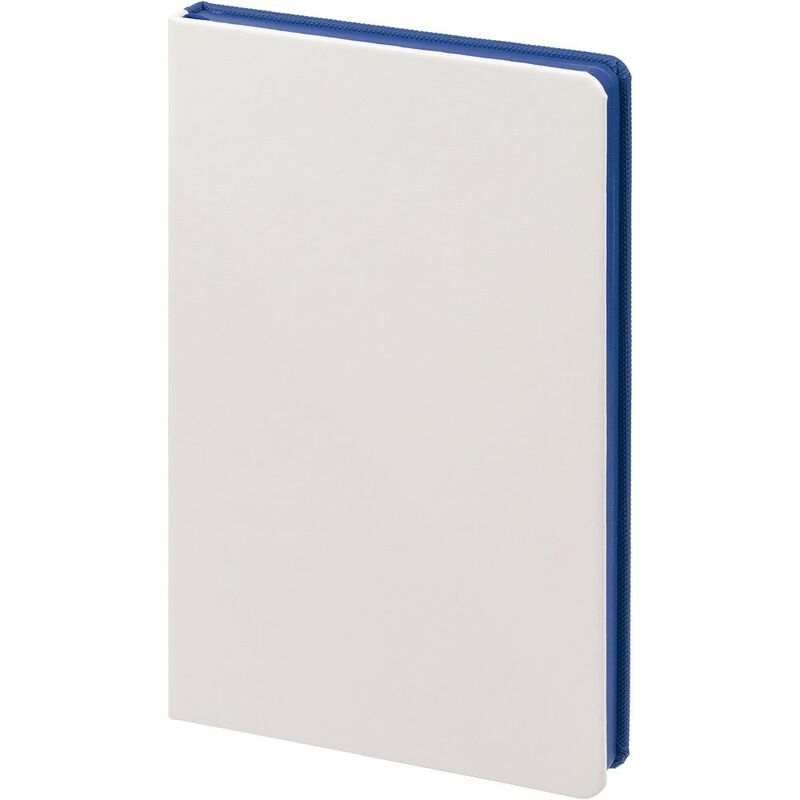 Ежедневник Duplex, недатированный, белый с синим арт.15059.46