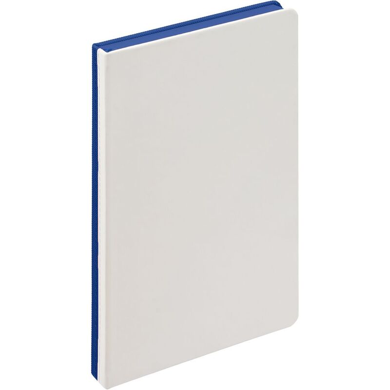 Ежедневник Duplex, недатированный, белый с синим арт.15059.46