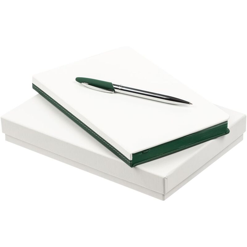 Набор Duplex, белый с зеленым арт.17943.96