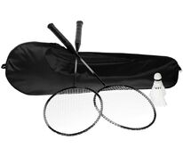 Набор для игры в бадминтон Gloucester, черно-серый арт.15654.31