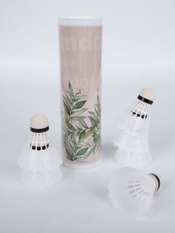 Набор из 6 воланов для бадминтона Volante, белый арт.15656.60