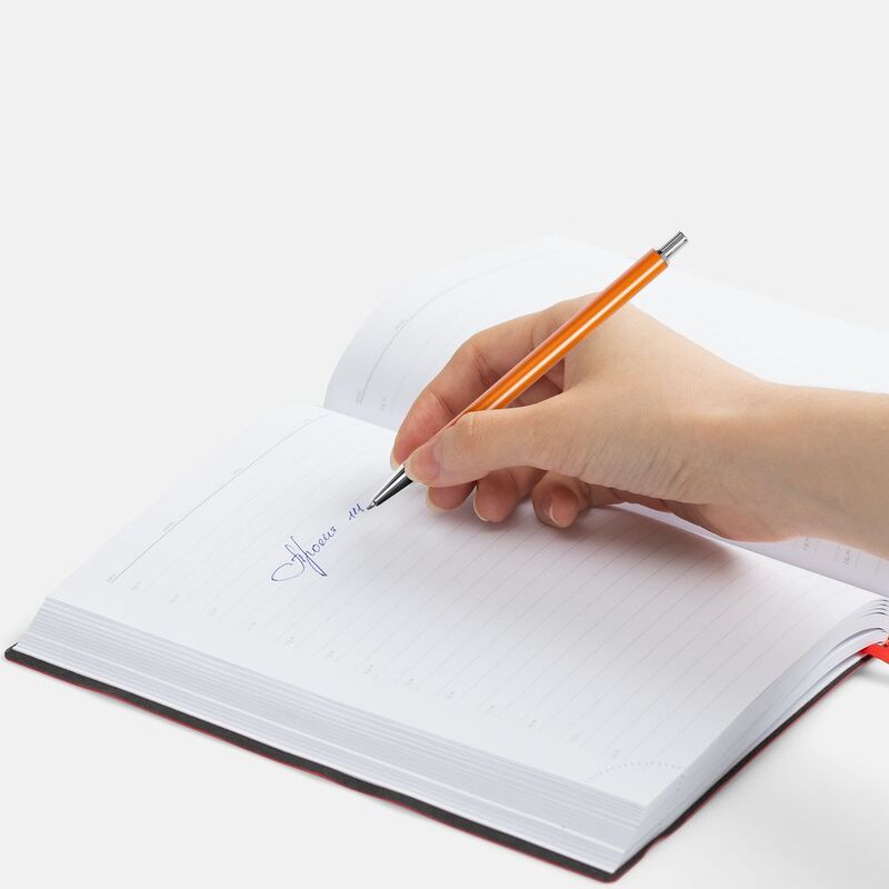 Ручка шариковая Slim Beam, оранжевая арт.18318.20