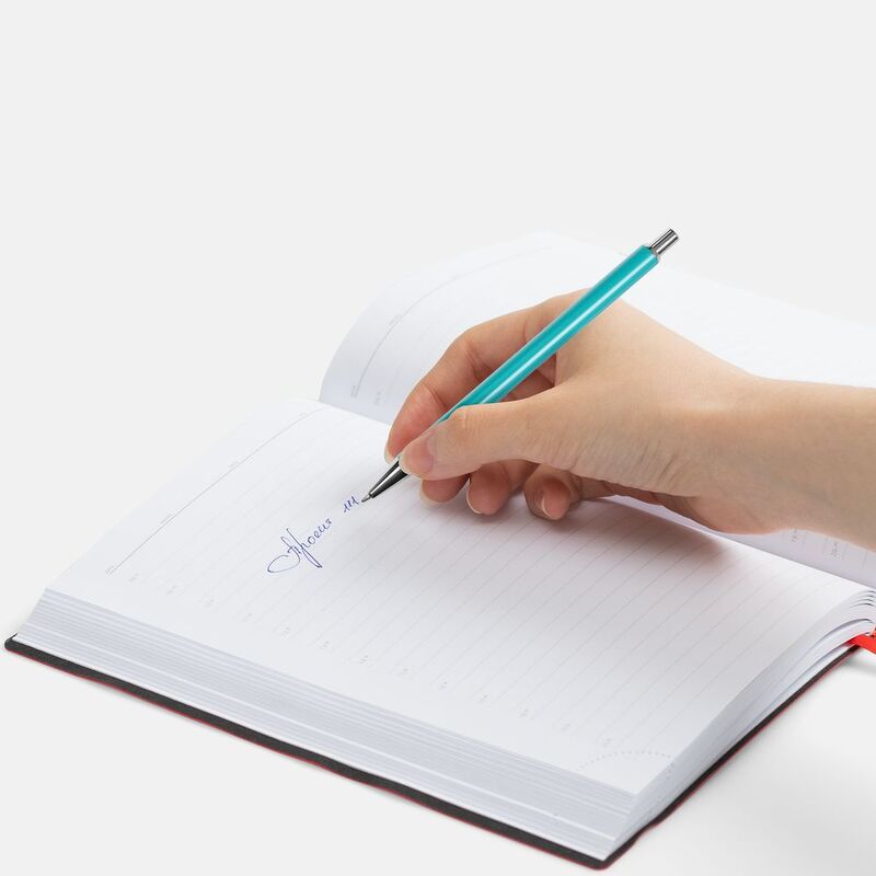 Ручка шариковая Slim Beam, бирюзовая арт.18318.49