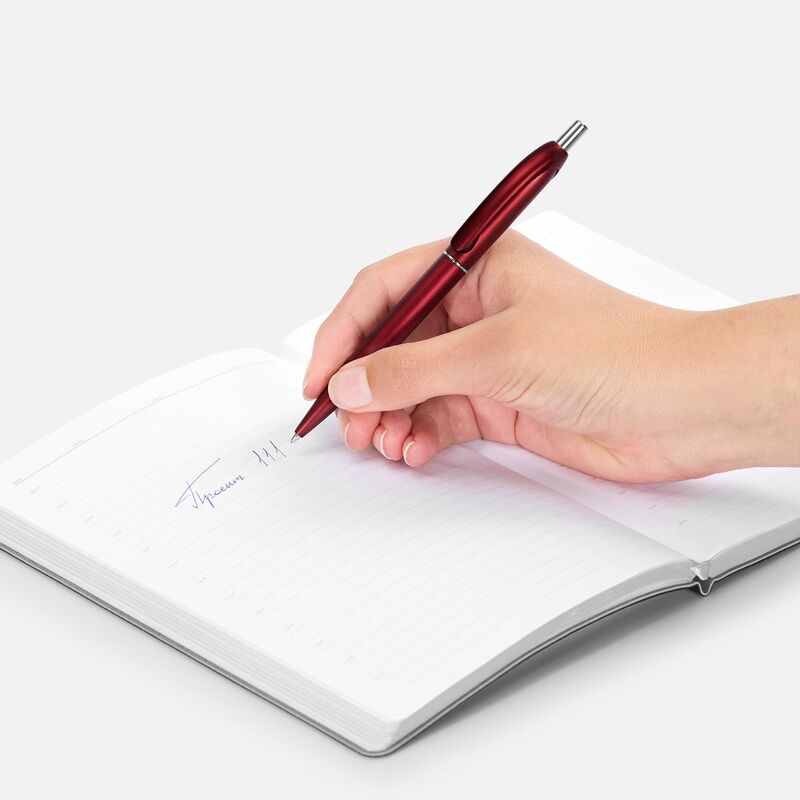 Ручка шариковая Bright Spark, красный металлик арт.18321.50