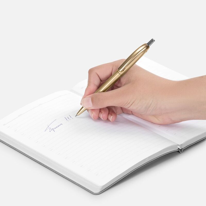 Ручка шариковая Bright Spark, золотистая арт.18321.00