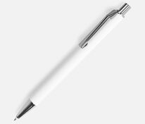 Ручка шариковая Lobby Soft Touch Chrome, белая арт.18323.60