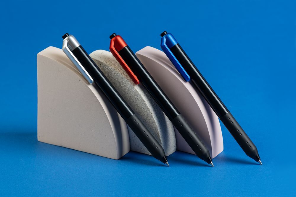 Ручка шариковая Fluent, синий металлик арт.18327.40