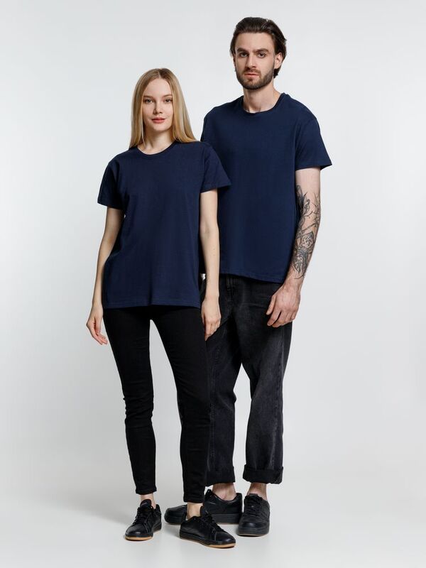 Футболка унисекс Ankara, темно-синяя арт.16277.40