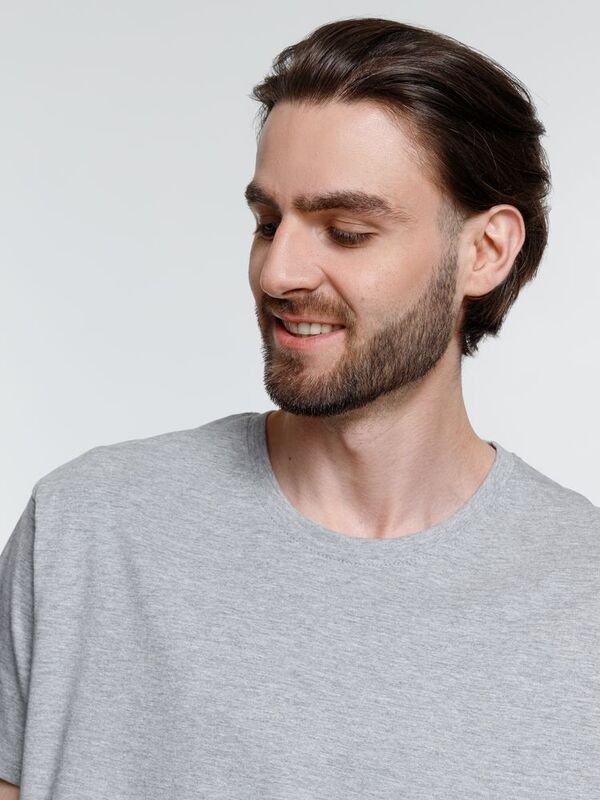 Футболка унисекс Ankara, серый меланж арт.16277.11