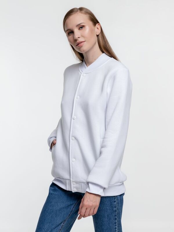 Бомбер Graduate, белый арт.15157.60