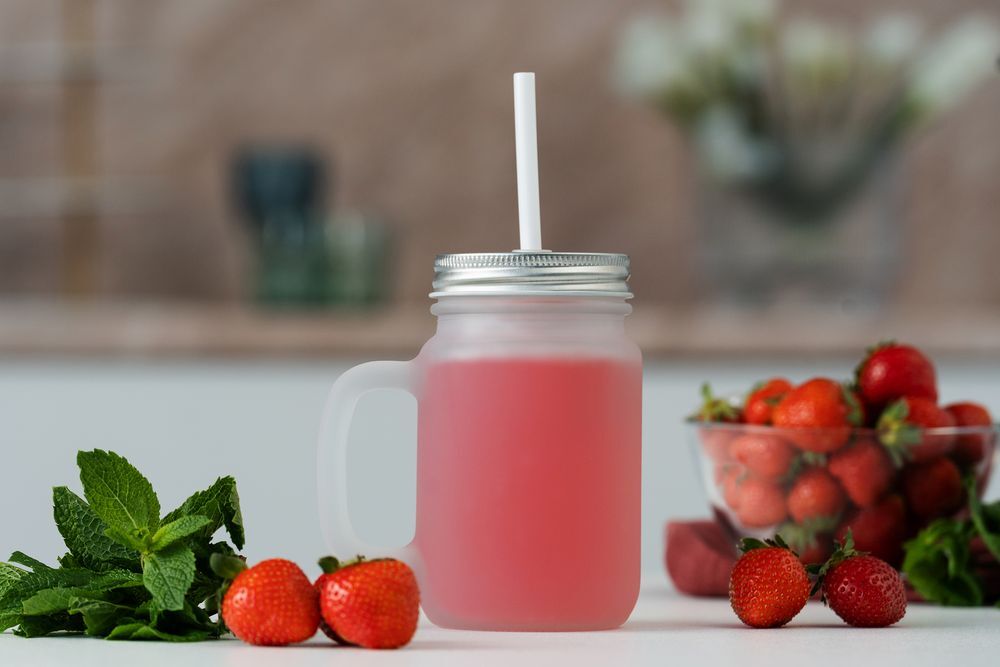 Банка для коктейлей Shake It Baby под сублимацию, матовая арт.15756.00