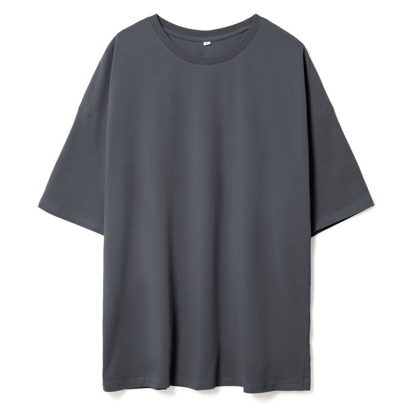 Футболка унисекс оверсайз Crosstown, темно-серая арт.15213.11