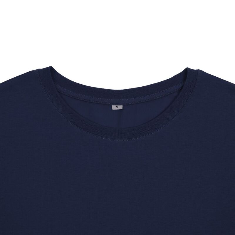 Футболка унисекс оверсайз Crosstown, темно-синяя арт.15213.40