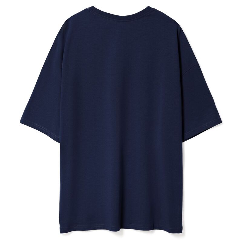 Футболка унисекс оверсайз Crosstown, темно-синяя арт.15213.40