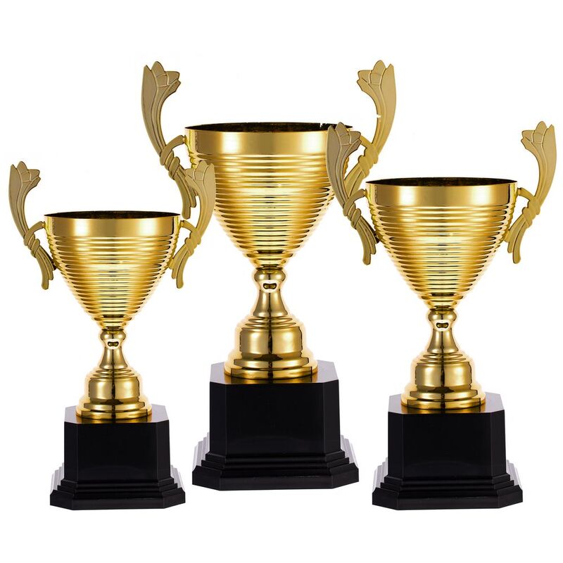 Кубок Floretta Oval, малый, золотистый арт.18332.01