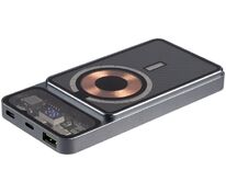 Магнитный беспроводной аккумулятор Cooper Prime 10000 мАч, темно-серый арт.17711.13