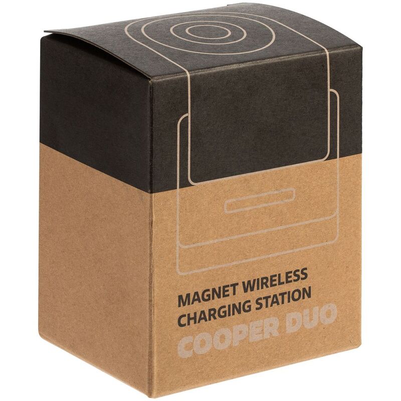 Зарядная станция с подсветкой Cooper Duo, белая арт.17714.60