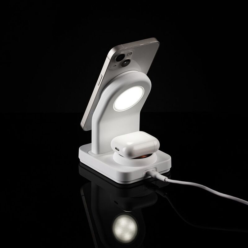 Зарядная станция с подсветкой Cooper Duo, белая арт.17714.60