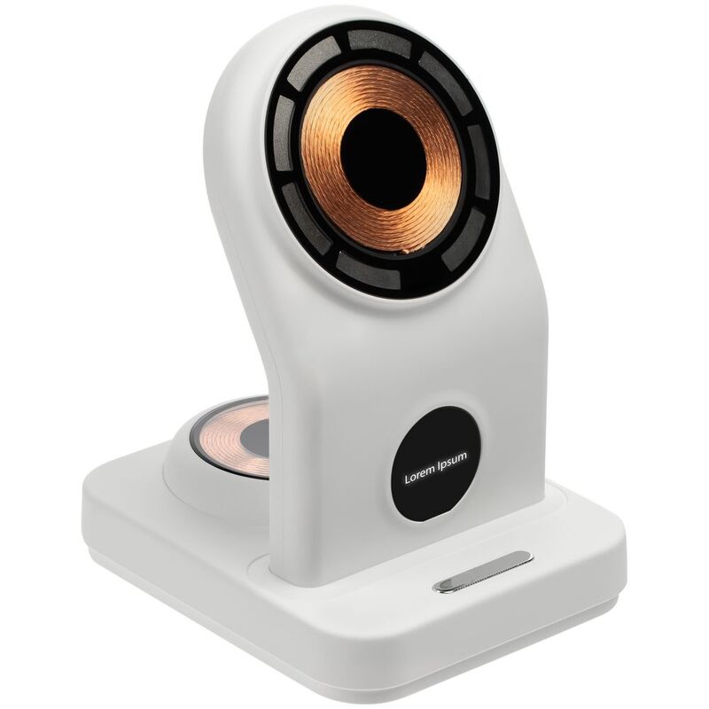 Зарядная станция с подсветкой Cooper Duo, белая арт.17714.60