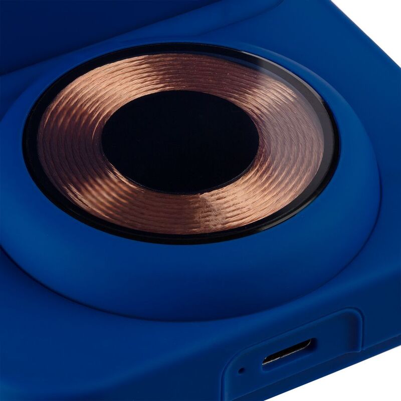 Зарядная станция с подсветкой Cooper Duo, синяя арт.17714.40