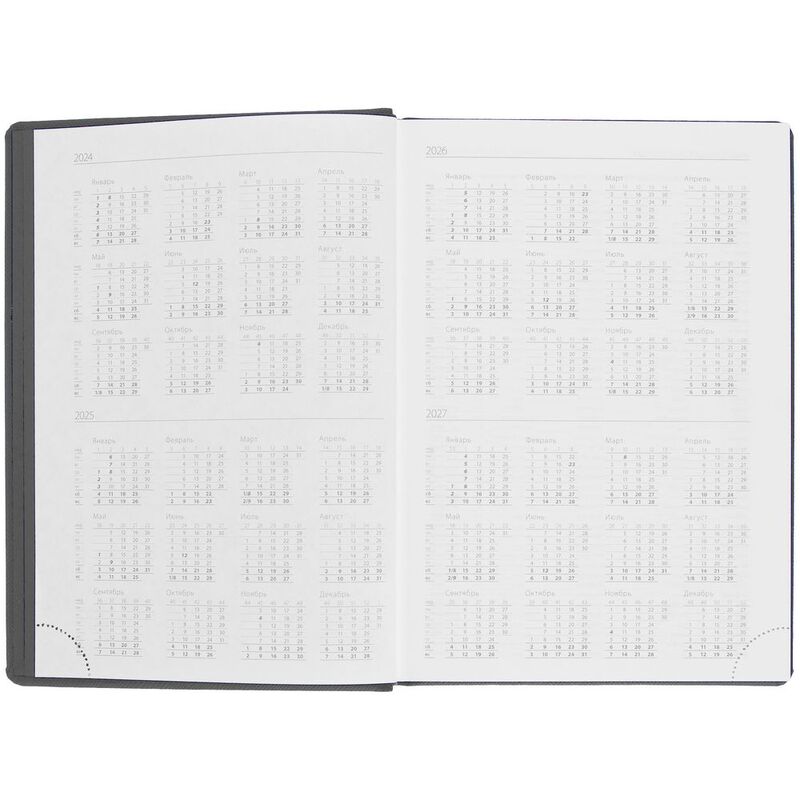 Ежедневник Mobile на заказ, недатированный, черно-синий арт.15885.44