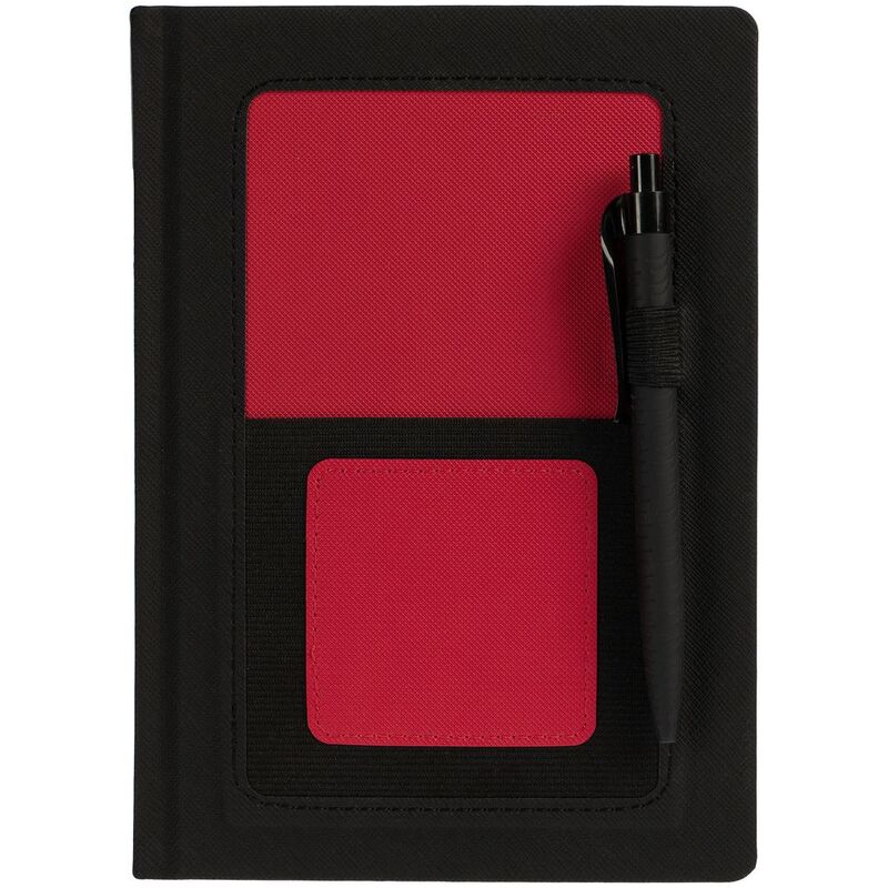 Ежедневник Mobile на заказ, недатированный, черно-красный арт.15885.53