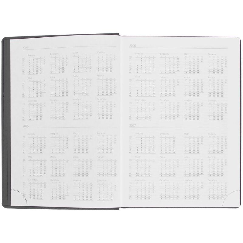 Ежедневник Mobile на заказ, недатированный, черно-фиолетовый арт.15885.73