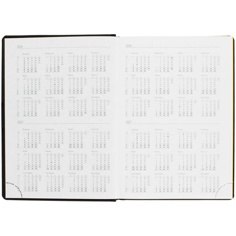 Ежедневник Mobile на заказ, недатированный, черно-желтый арт.15885.83