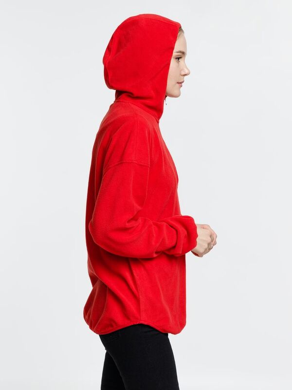 Анорак флисовый унисекс Fliska, красный арт.15671.50