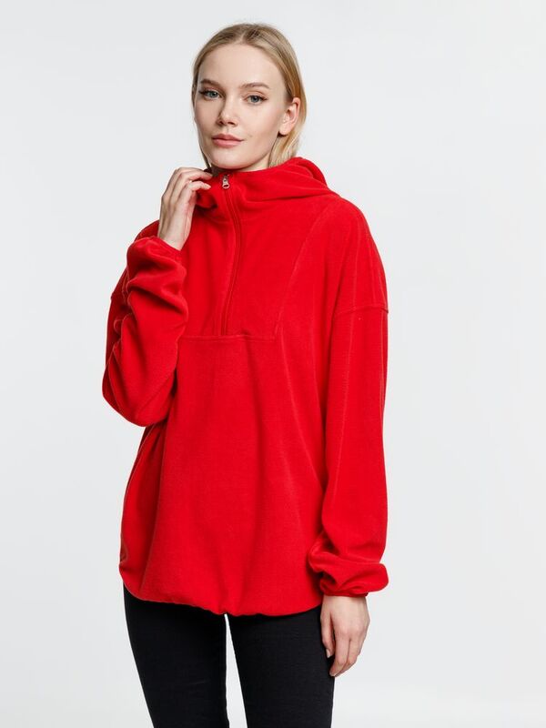 Анорак флисовый унисекс Fliska, красный арт.15671.50