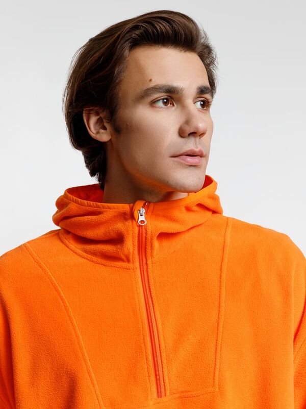 Анорак флисовый унисекс Fliska, оранжевый арт.15671.20